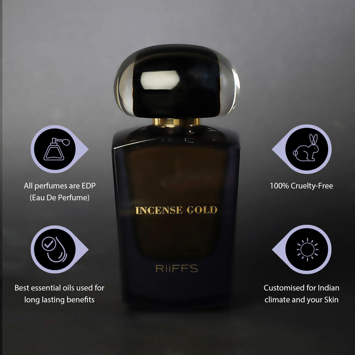 Buy Riiffs Incense Gold Perfume For Unisex Online in India The